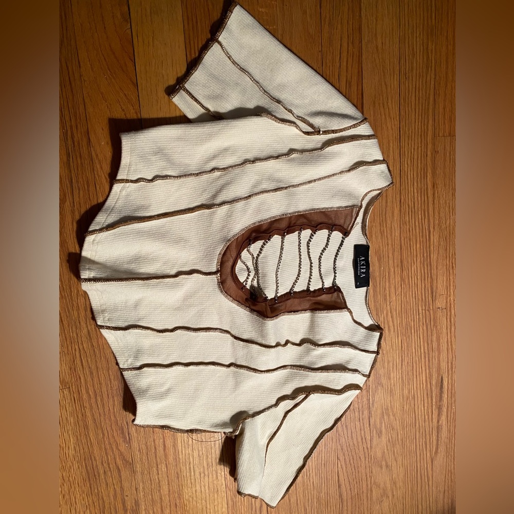 Akira top with bling size L